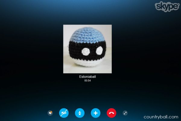 Estoniaball having a Conversation on Skype