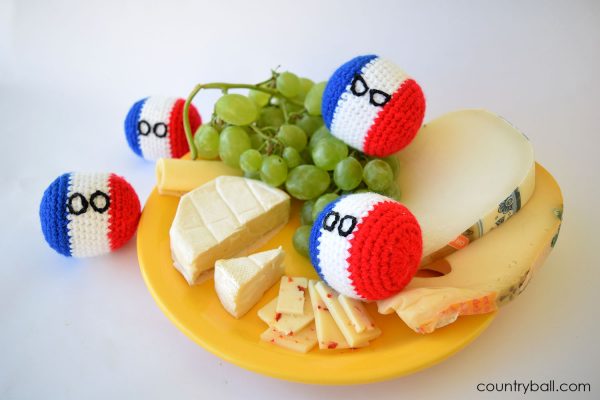 Franceball with some Cheese Varieties