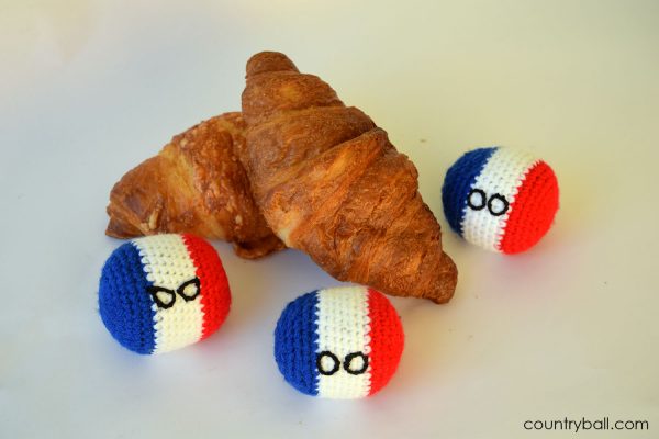 Franceball's breakfast: a Croissant