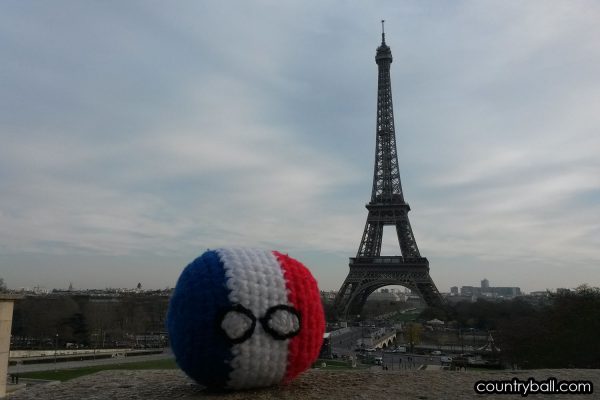Franceball at the Eiffel Tower