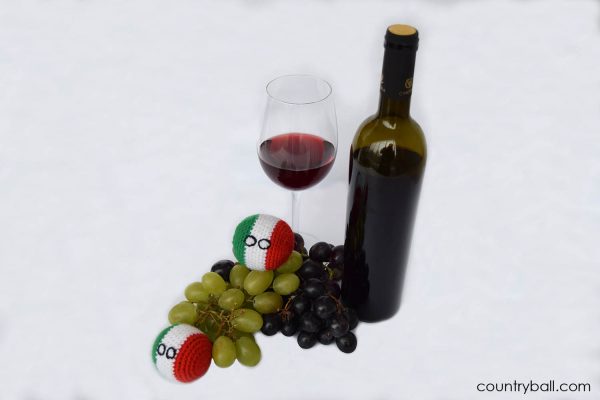 Italyball Enjoying Wine