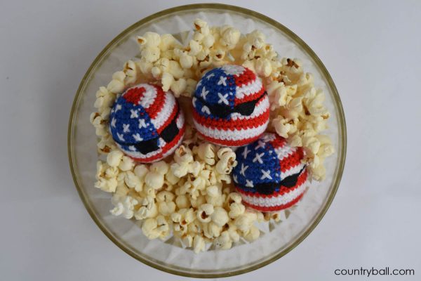 USABall Diving in a Cup of Popcorn